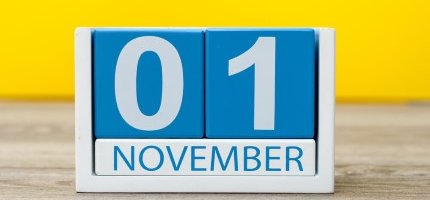 קוביית חודשי השנה נובמבר