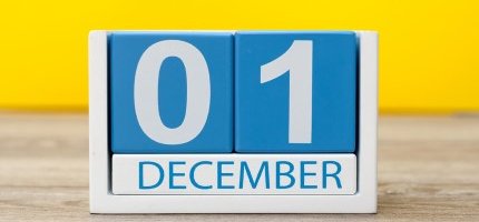 קוביית חודשי השנה דצמבר