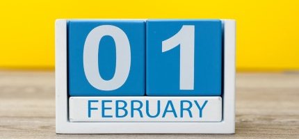 קוביית חודשי השנה פברואר